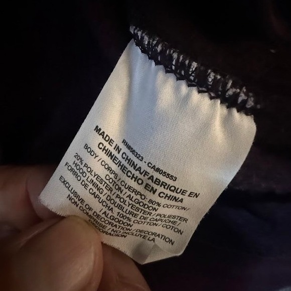 Nike Sportswear Club Fleece Full Zip Hoodie Burgundy Purple BV2645-638 Mens XL - Picture 3 of 6